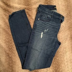 Express High Rise Distressed Jean Legging